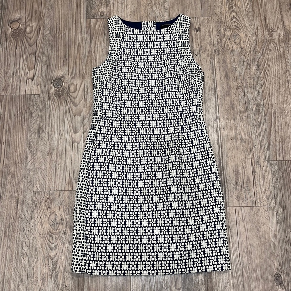 Banana Republic Jacquard Open Back Dress: NWOT